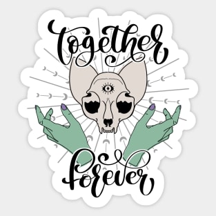 Together Forever Sticker